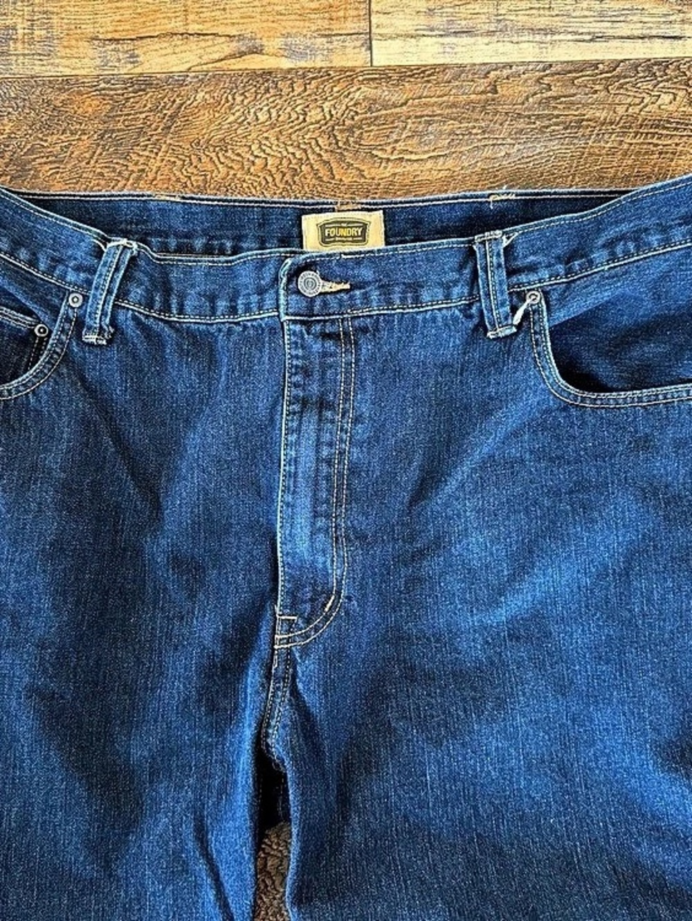 The Foundry Supply Co Men’s Jeans 42x36 Dark Wash Straight Leg